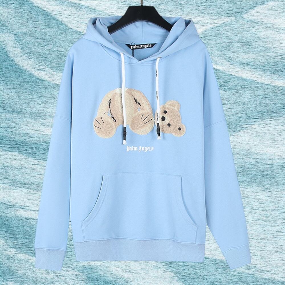Palm Angels Blue Hoodie